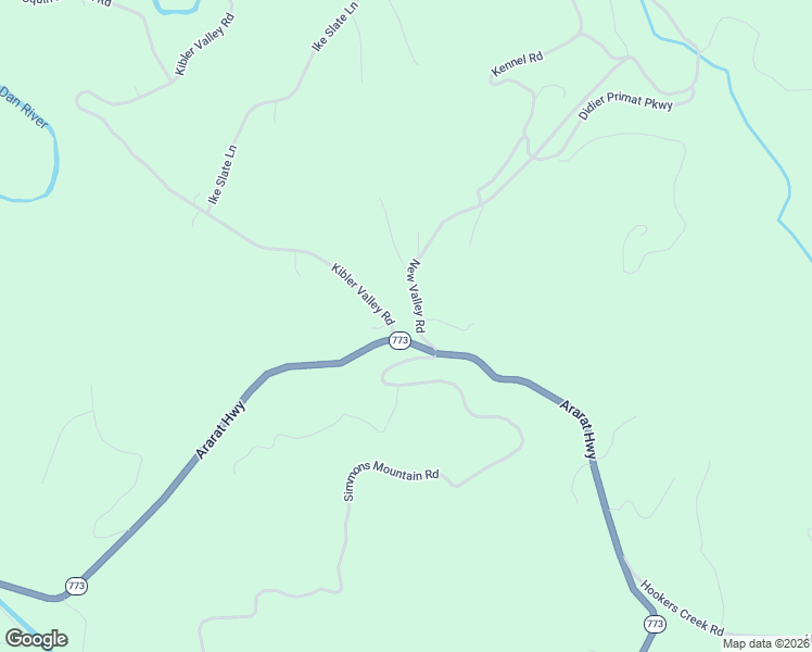 map of restaurants, bars, coffee shops, grocery stores, and more near 14-40 Kibler Valley Road in Ararat