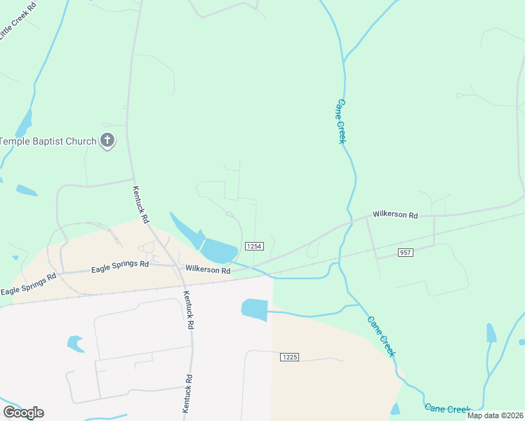 map of restaurants, bars, coffee shops, grocery stores, and more near 237-563 County Road 1254 in Danville