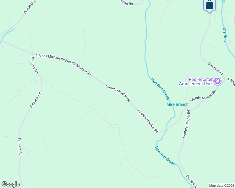 map of restaurants, bars, coffee shops, grocery stores, and more near 1300 Friends Mission Road in Ararat
