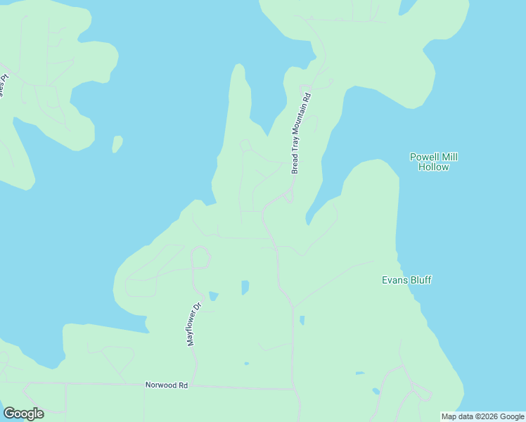 map of restaurants, bars, coffee shops, grocery stores, and more near 2471 Bread Tray Mountain Road in Lampe