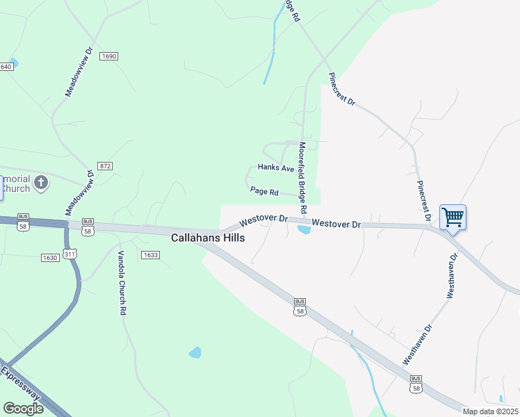 map of restaurants, bars, coffee shops, grocery stores, and more near 137 Page Road in Danville