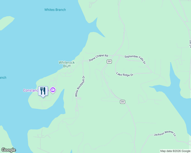 map of restaurants, bars, coffee shops, grocery stores, and more near 6089 State Highway DD in Branson West