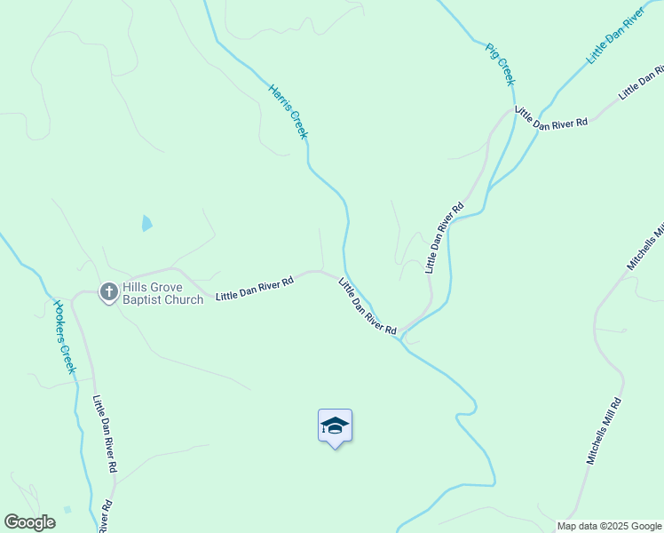map of restaurants, bars, coffee shops, grocery stores, and more near 1879 Little Dan River Road in Claudville