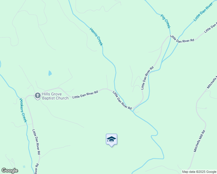 map of restaurants, bars, coffee shops, grocery stores, and more near 1879 Little Dan River Road in Claudville