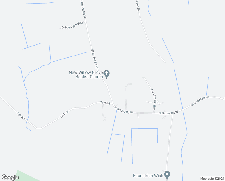 map of restaurants, bars, coffee shops, grocery stores, and more near 821 Saint Brides Road West in Chesapeake