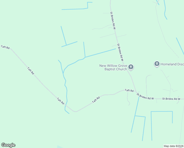 map of restaurants, bars, coffee shops, grocery stores, and more near 913 Taft Road in Chesapeake