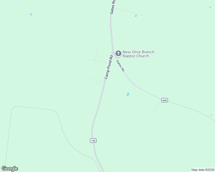 map of restaurants, bars, coffee shops, grocery stores, and more near 10624 County Road 745 in Suffolk