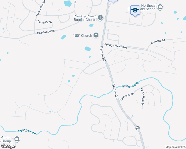 map of restaurants, bars, coffee shops, grocery stores, and more near 1136 Stillwood Drive in Clarksville