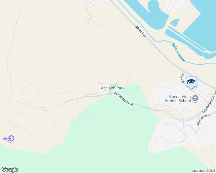 map of restaurants, bars, coffee shops, grocery stores, and more near 26449 Honor Lane in Salinas