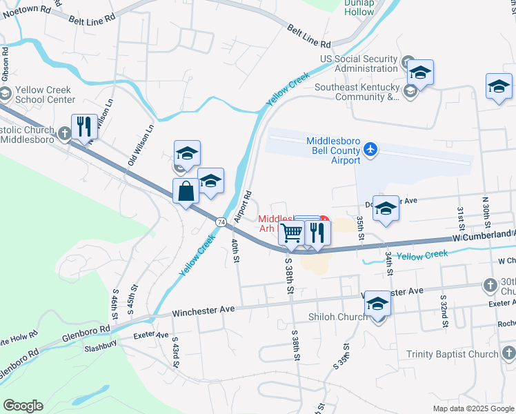 Cumberland Village Road, Middlesboro KY Walk Score