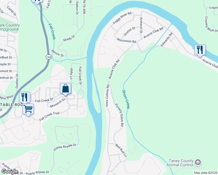 map of restaurants, bars, coffee shops, grocery stores, and more near 119 Iowa Colony Road in Hollister