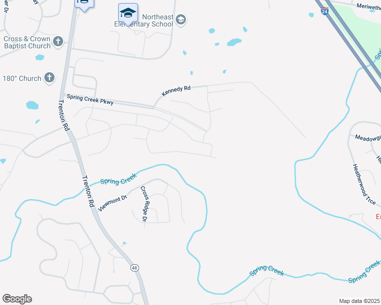 map of restaurants, bars, coffee shops, grocery stores, and more near 1151 Eagles Nest Lane in Clarksville