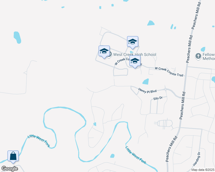 map of restaurants, bars, coffee shops, grocery stores, and more near 1177 Henry Place Boulevard in Clarksville