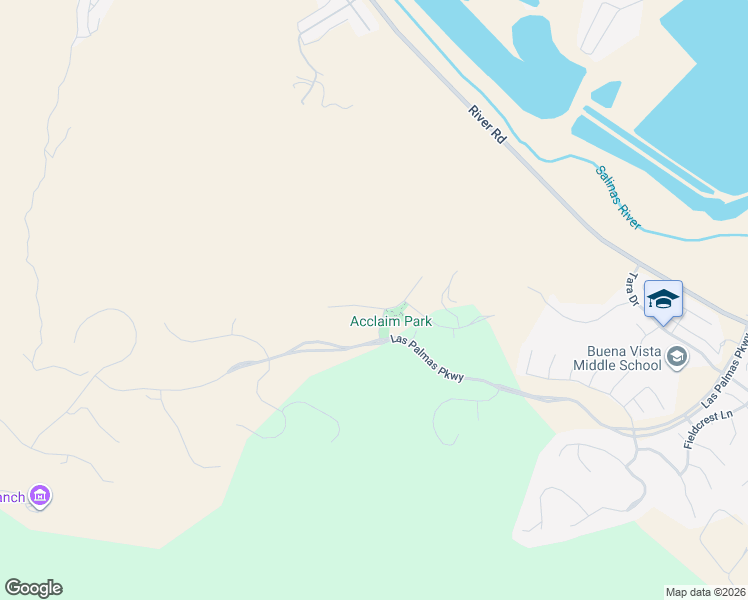 map of restaurants, bars, coffee shops, grocery stores, and more near 26449 Honor Lane in Salinas