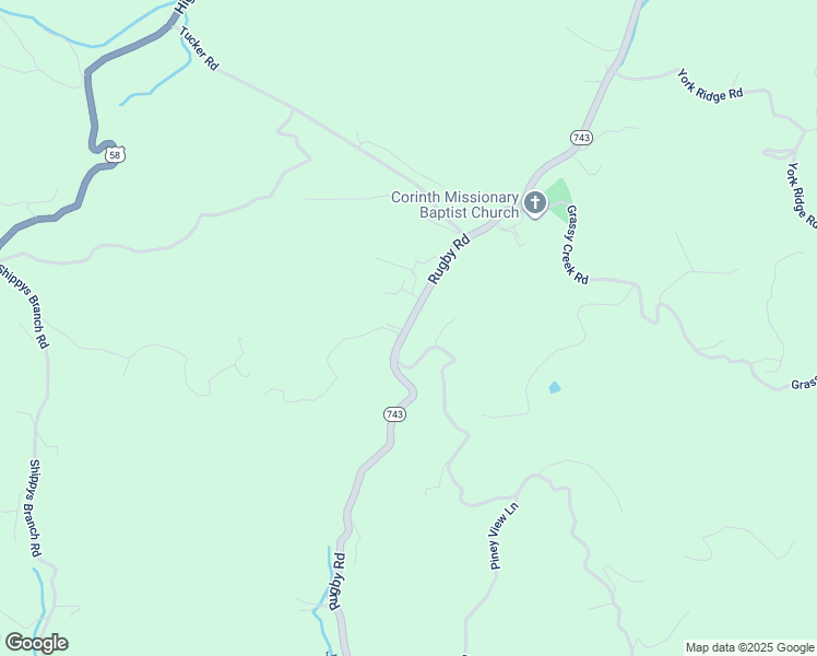 map of restaurants, bars, coffee shops, grocery stores, and more near 1314 Rugby Road in Mouth of Wilson