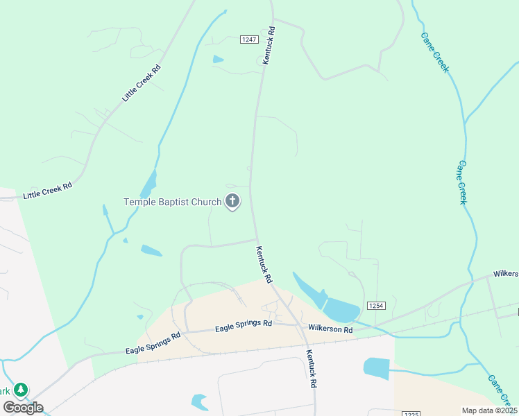 map of restaurants, bars, coffee shops, grocery stores, and more near 1368 Kentuck Road in Danville