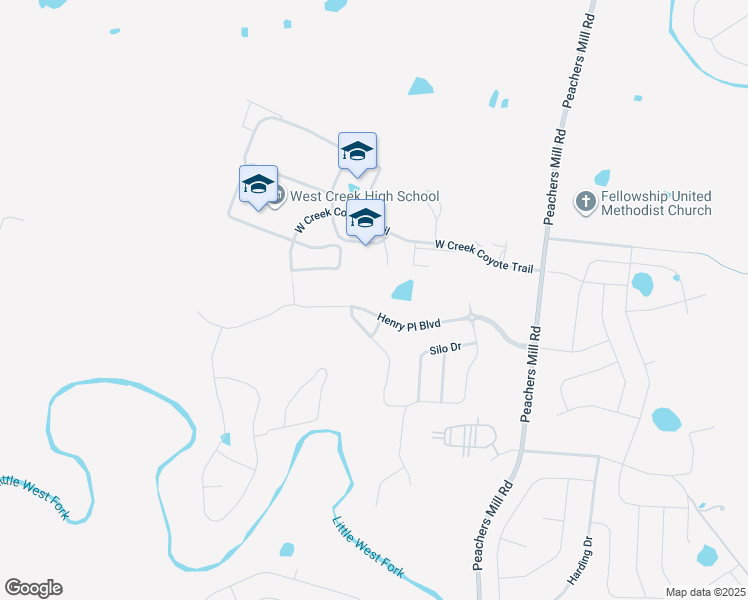 map of restaurants, bars, coffee shops, grocery stores, and more near 1089 Henry Place Boulevard in Clarksville