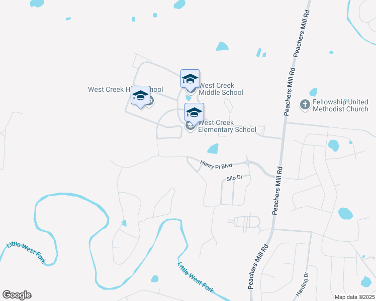 map of restaurants, bars, coffee shops, grocery stores, and more near 1113 Henry Place Boulevard in Clarksville