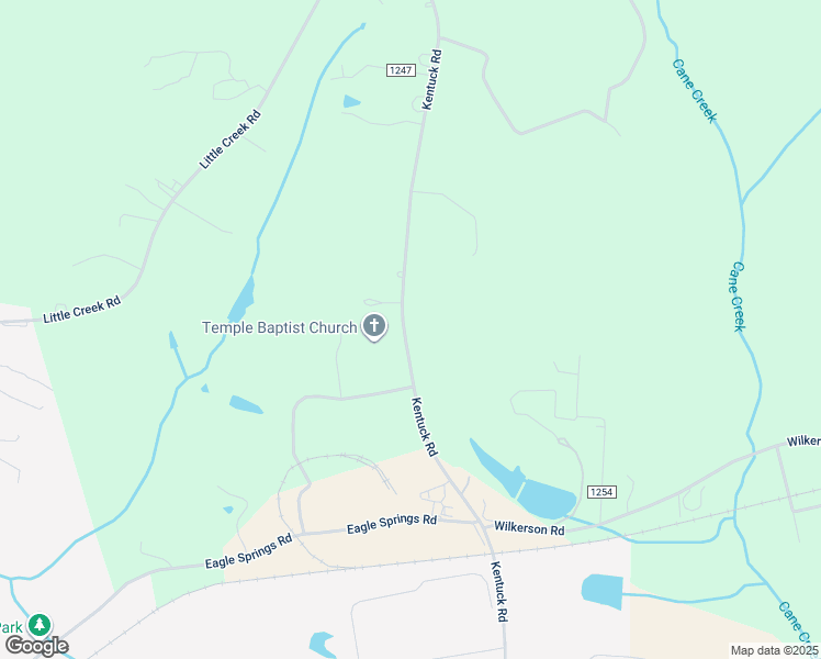 map of restaurants, bars, coffee shops, grocery stores, and more near 1368 Kentuck Road in Danville