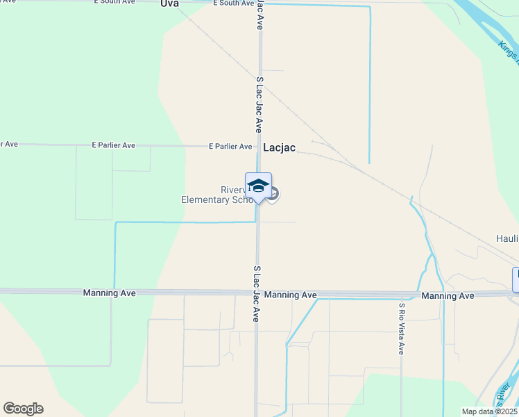 map of restaurants, bars, coffee shops, grocery stores, and more near 8662 South Lac Jac Avenue in Parlier