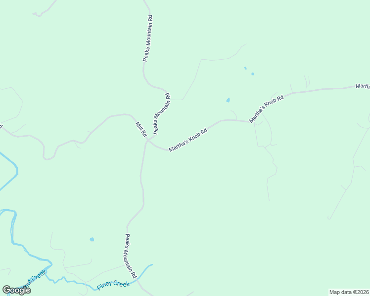 map of restaurants, bars, coffee shops, grocery stores, and more near 224 Martha's Knob Road in Galax