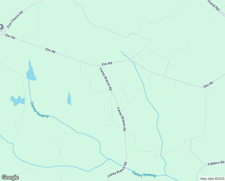 map of restaurants, bars, coffee shops, grocery stores, and more near 1623 Caney Branch Road in Emporia