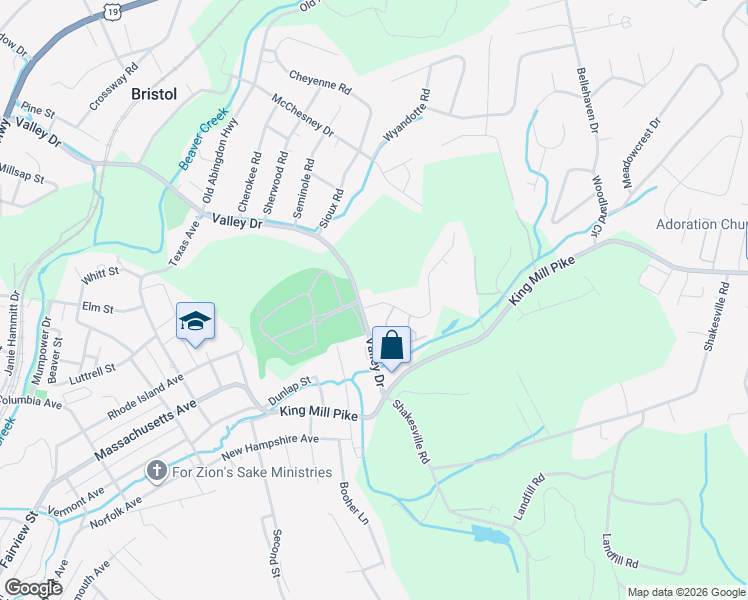 map of restaurants, bars, coffee shops, grocery stores, and more near 91 Pebble Drive in Bristol