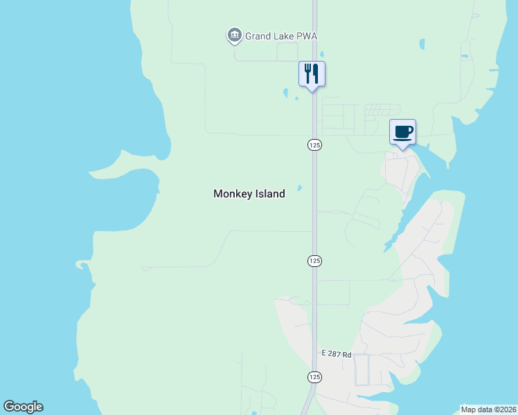 map of restaurants, bars, coffee shops, grocery stores, and more near in Delaware County