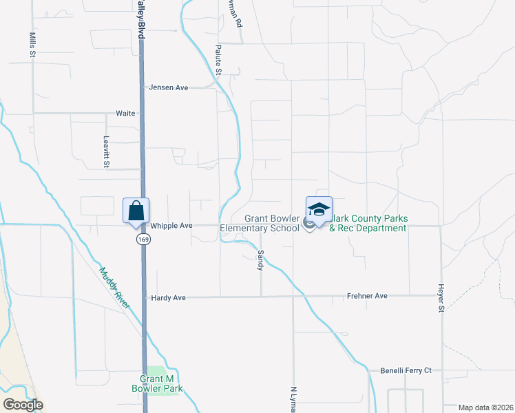 map of restaurants, bars, coffee shops, grocery stores, and more near 1593 Valley Home Court in Moapa Valley