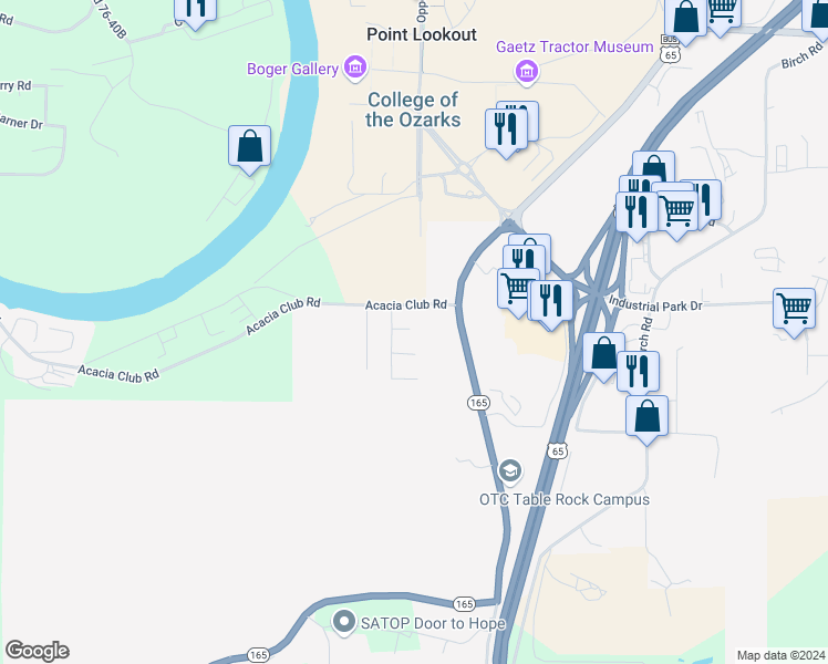 map of restaurants, bars, coffee shops, grocery stores, and more near 131 Praise Way in Hollister