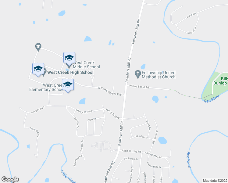 map of restaurants, bars, coffee shops, grocery stores, and more near 2201 Eldos Trace Circle in Clarksville