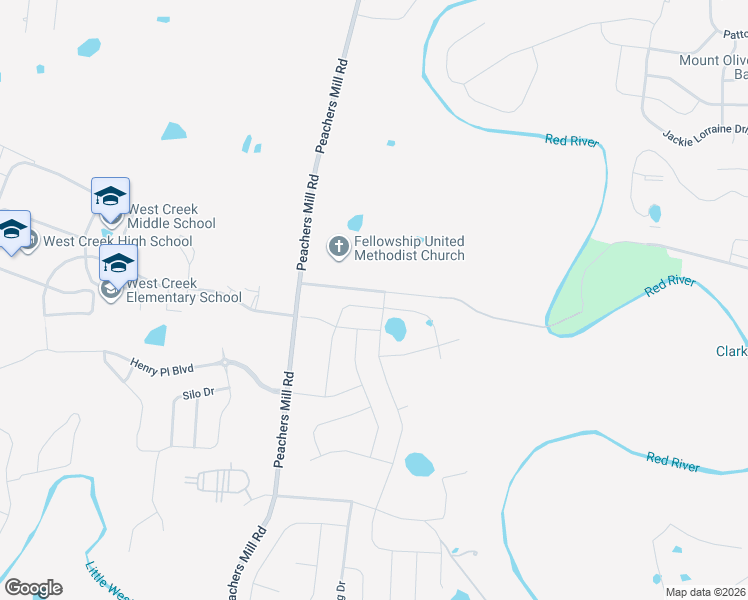 map of restaurants, bars, coffee shops, grocery stores, and more near 2000-2298 West Boy Scout Road in Clarksville