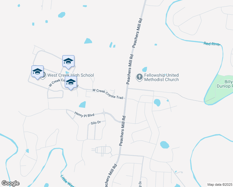 map of restaurants, bars, coffee shops, grocery stores, and more near 2201 Eldos Trace Circle in Clarksville