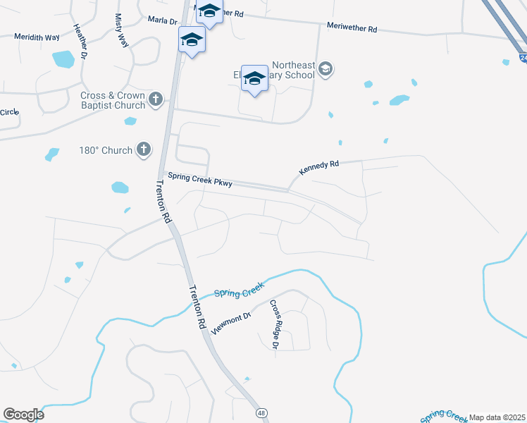 map of restaurants, bars, coffee shops, grocery stores, and more near 1154 Eagle's Bluff Drive in Clarksville