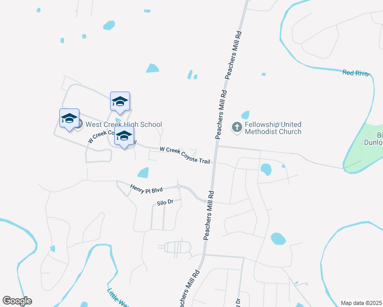 map of restaurants, bars, coffee shops, grocery stores, and more near 2202 Eldos Trace Circle in Clarksville