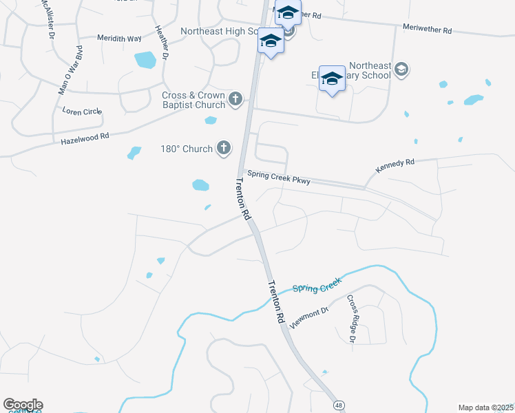 map of restaurants, bars, coffee shops, grocery stores, and more near 1296 Eagle's View Drive in Clarksville
