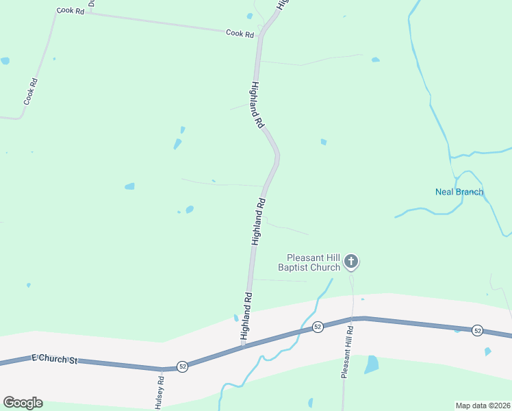 map of restaurants, bars, coffee shops, grocery stores, and more near 5776 Highland Road in Orlinda
