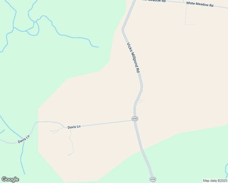 map of restaurants, bars, coffee shops, grocery stores, and more near 15183 Davis Lane in Branchville
