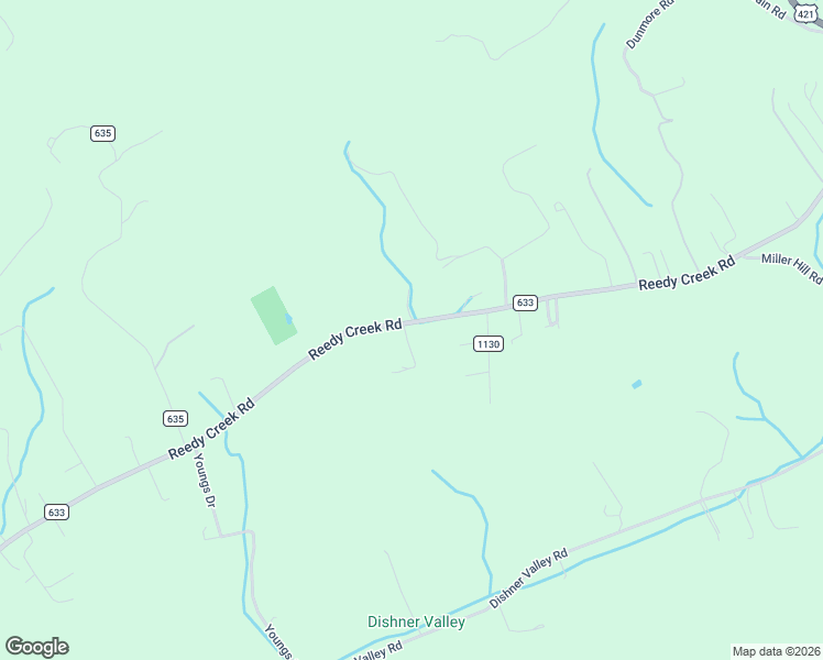 map of restaurants, bars, coffee shops, grocery stores, and more near 5062 Reedy Creek Road in Bristol