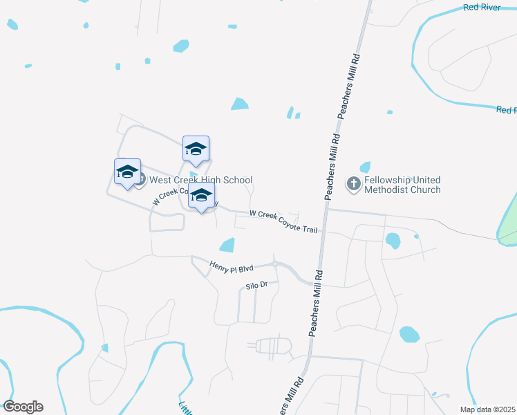 map of restaurants, bars, coffee shops, grocery stores, and more near 2272 Eldos Trace Circle in Clarksville