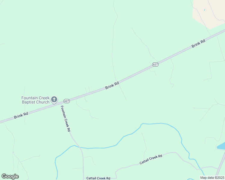 map of restaurants, bars, coffee shops, grocery stores, and more near 7582 Brink Road in Emporia