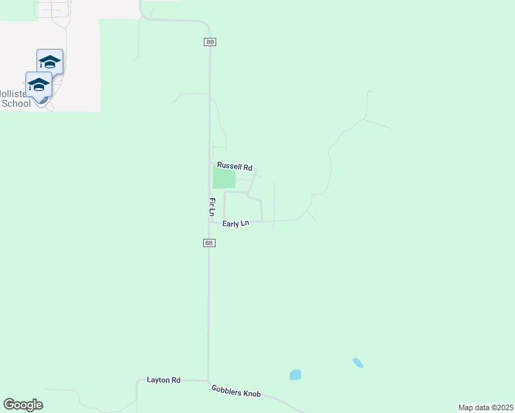 map of restaurants, bars, coffee shops, grocery stores, and more near 254 Russell Road in Hollister