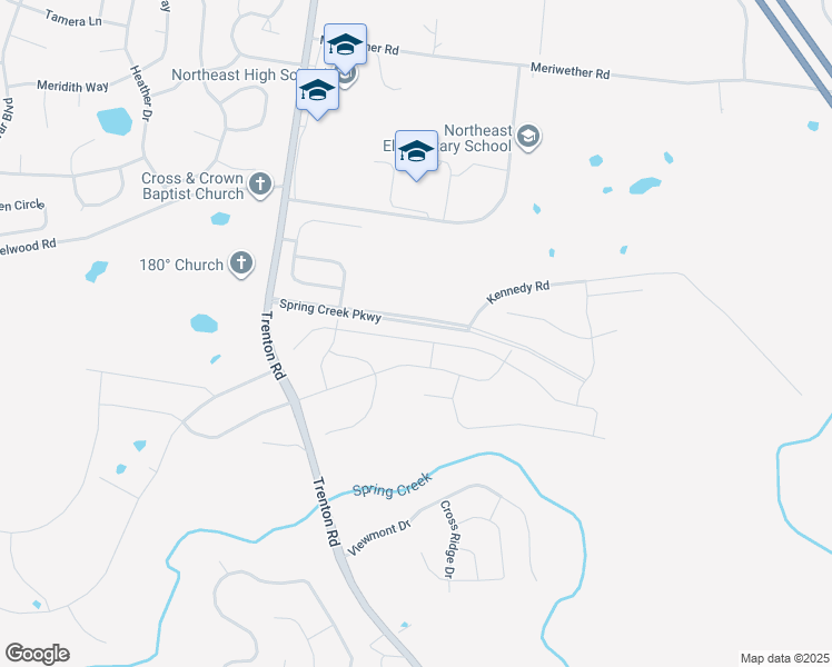 map of restaurants, bars, coffee shops, grocery stores, and more near 1153 Eagle's View Drive in Clarksville