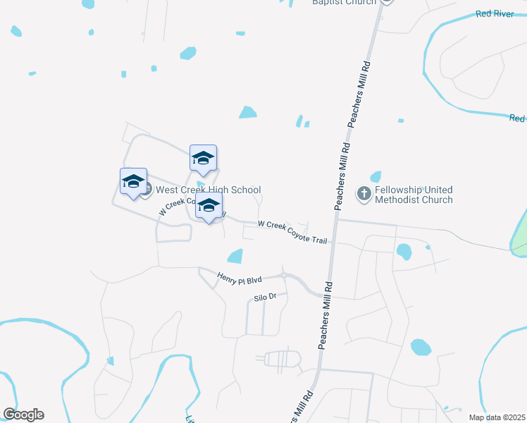 map of restaurants, bars, coffee shops, grocery stores, and more near 2272 Eldos Trace Circle in Clarksville