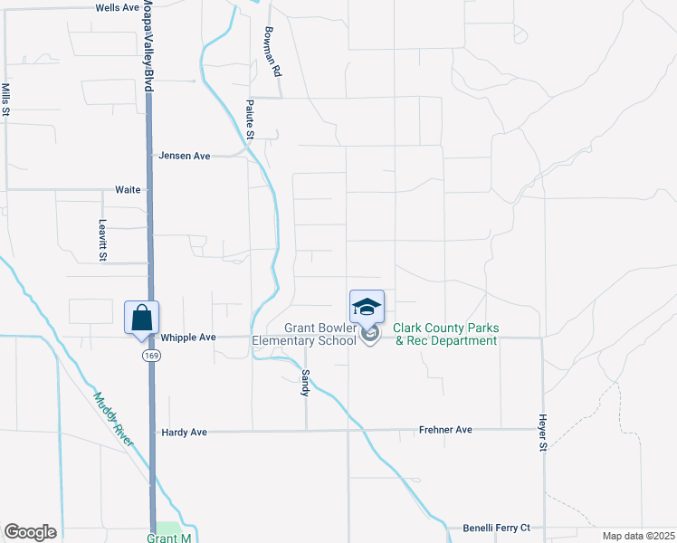 map of restaurants, bars, coffee shops, grocery stores, and more near 1512 Sagefield Way in Moapa Valley