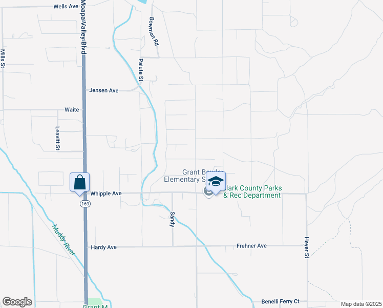 map of restaurants, bars, coffee shops, grocery stores, and more near 1512 Sagefield Way in Moapa Valley