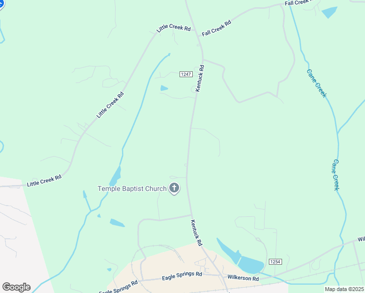 map of restaurants, bars, coffee shops, grocery stores, and more near 1609 Kentuck Road in Danville