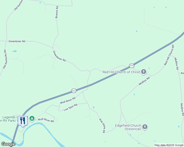 map of restaurants, bars, coffee shops, grocery stores, and more near 3320 Red Hill Rd in Byrdstown