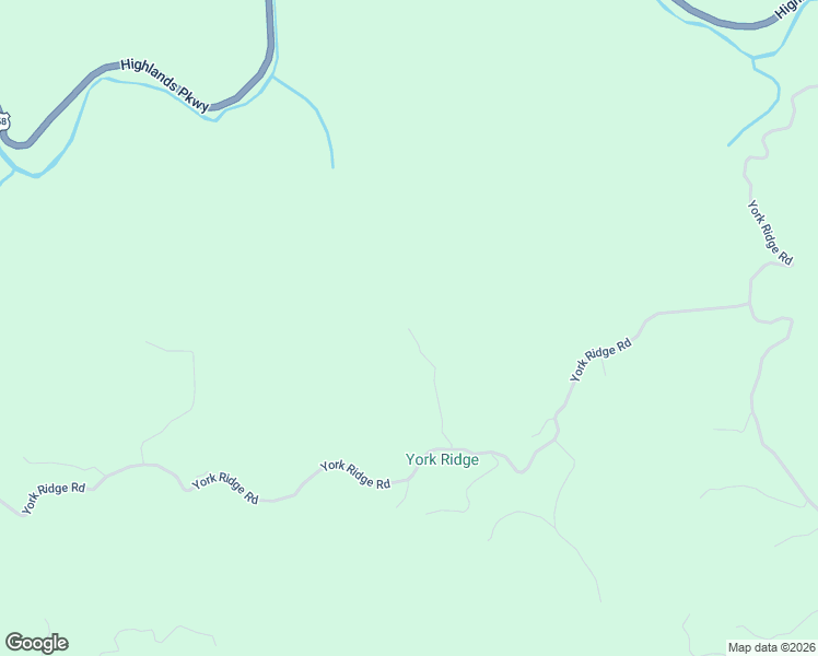 map of restaurants, bars, coffee shops, grocery stores, and more near 1901 York Ridge Road in Mouth of Wilson