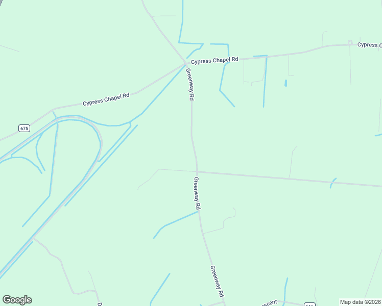 map of restaurants, bars, coffee shops, grocery stores, and more near 764 County Road 673 in Suffolk